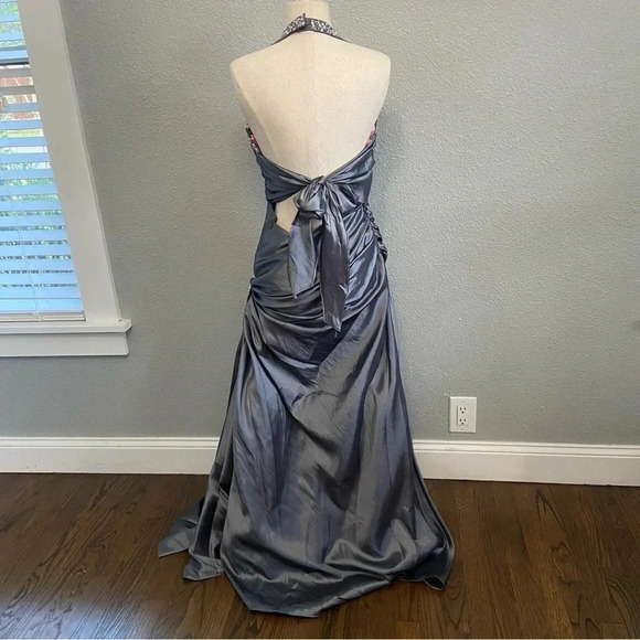 Flirt by Maggie Sotero Mermaid Taffeta Halter‎ - Picture 7 of 11